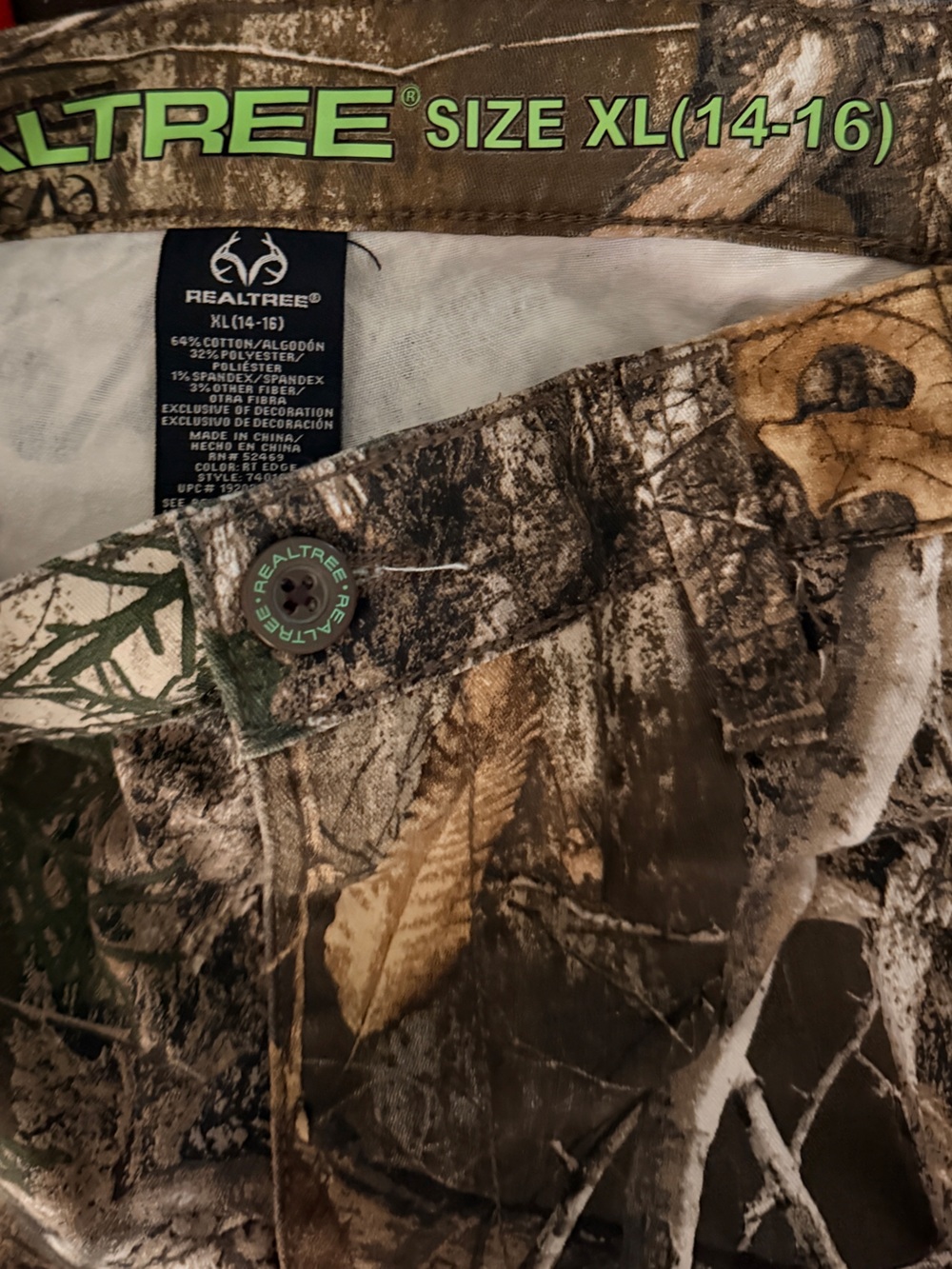 Realtree Hunting Pants - Picture 5 of 5